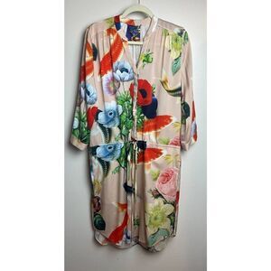 Anni Carlsson Silk Koi Dress Sz. 42 (US 10)